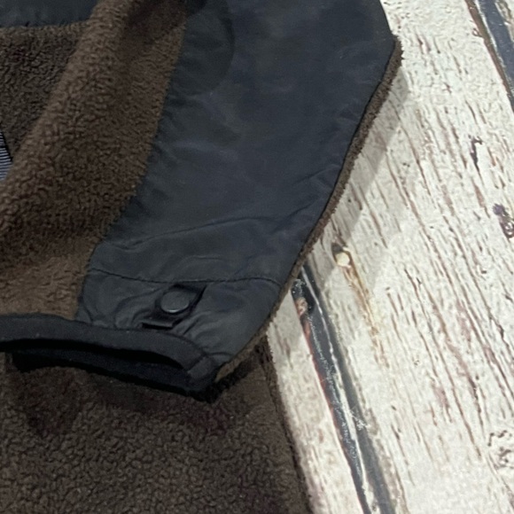 Boys The North Face Brown Denali Zip Up Fleec Coat Jacket - Picture 2 of 6